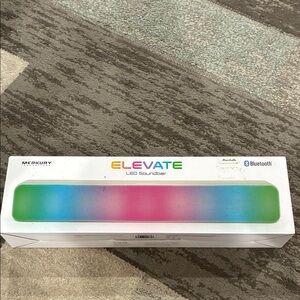 Mercury Elevate LED Bluetooth Soundbar - Multicolor